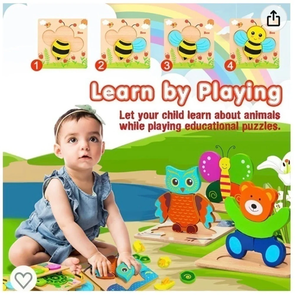 GEPER-WOODEN PUZZLES-12 months+